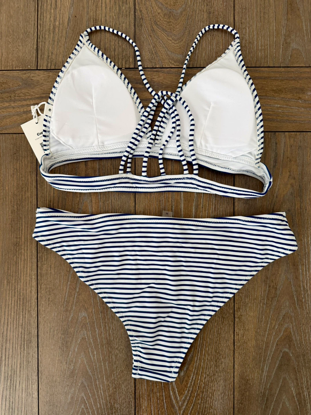 Cupshe Striped Bikini Set - Medium - photo 2