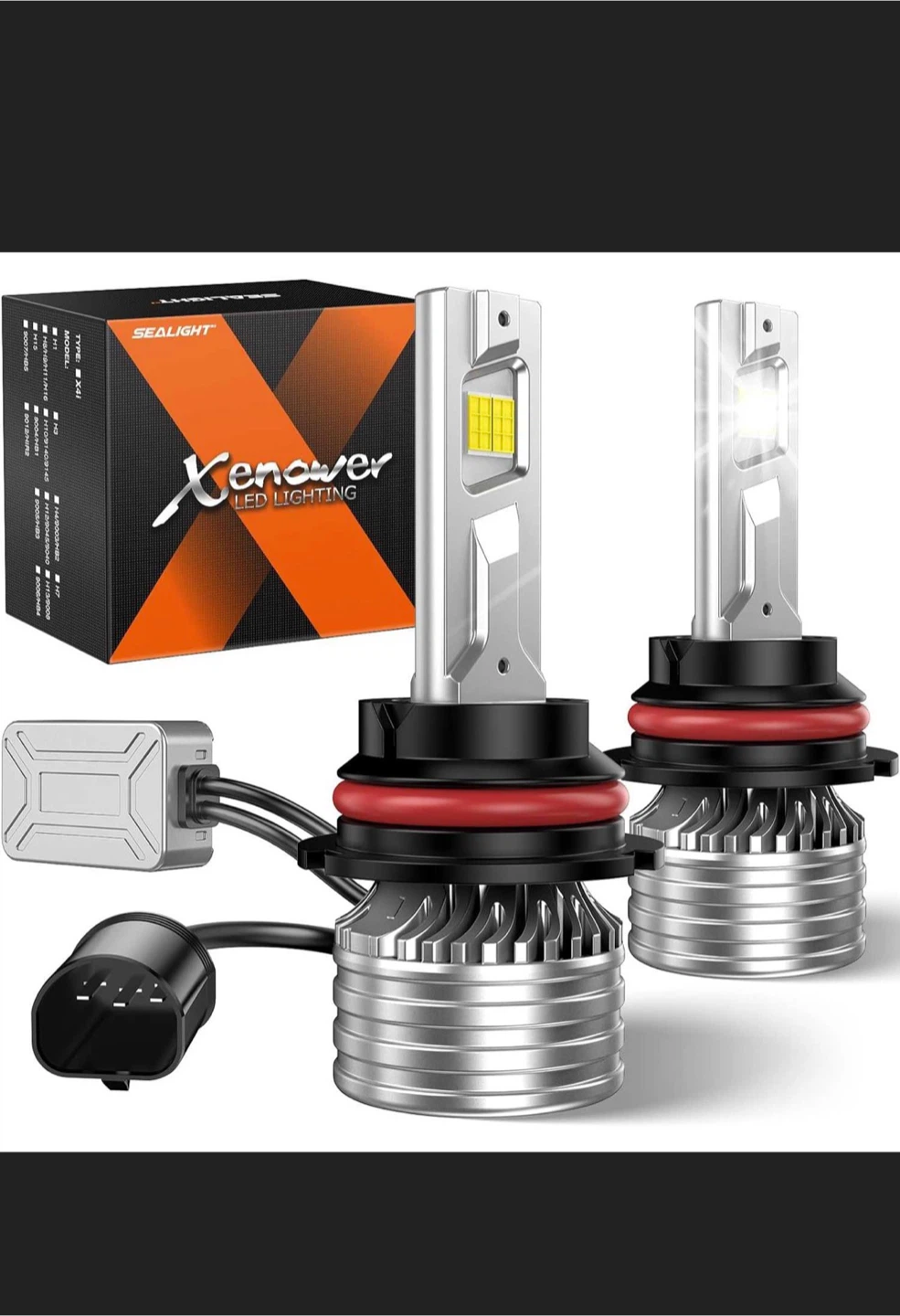 Sealight X4i 9007/HB5 LED headlight bulbs