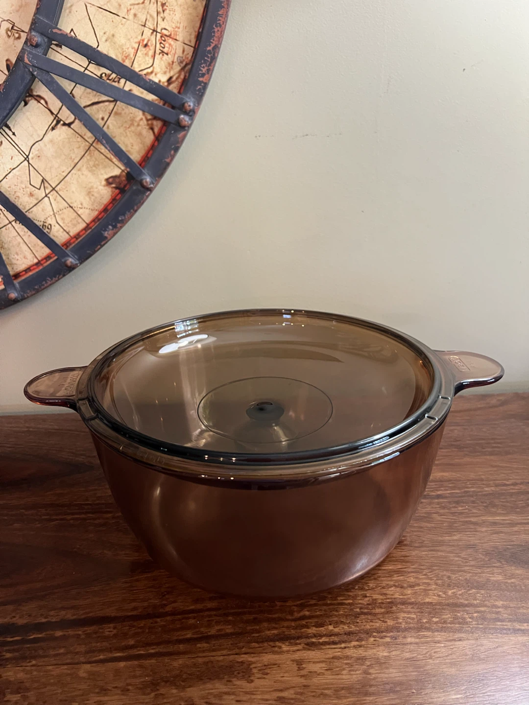 Vintage Corning Visions Amber 4.5L Dutch Oven - photo 2