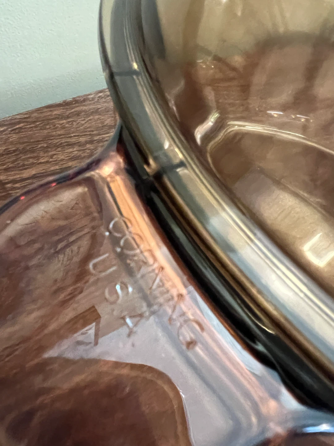 Vintage Corning Visions Amber 4.5L Dutch Oven - photo 3