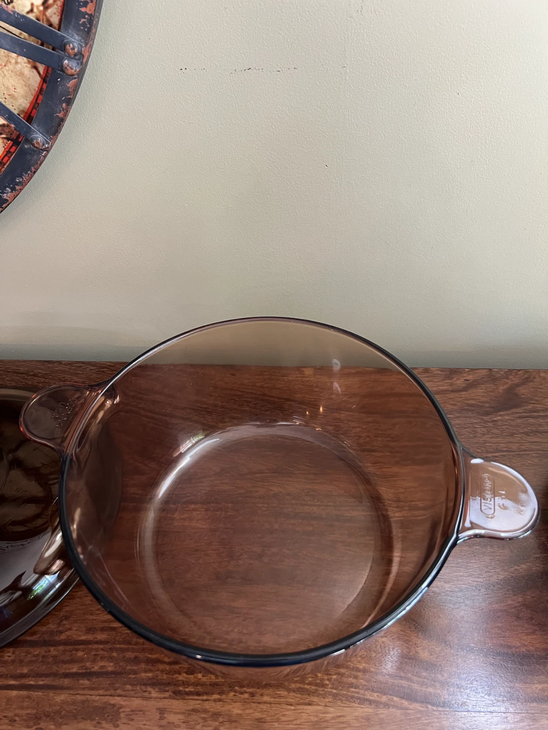 Vintage Corning Visions Amber 4.5L Dutch Oven - photo 5