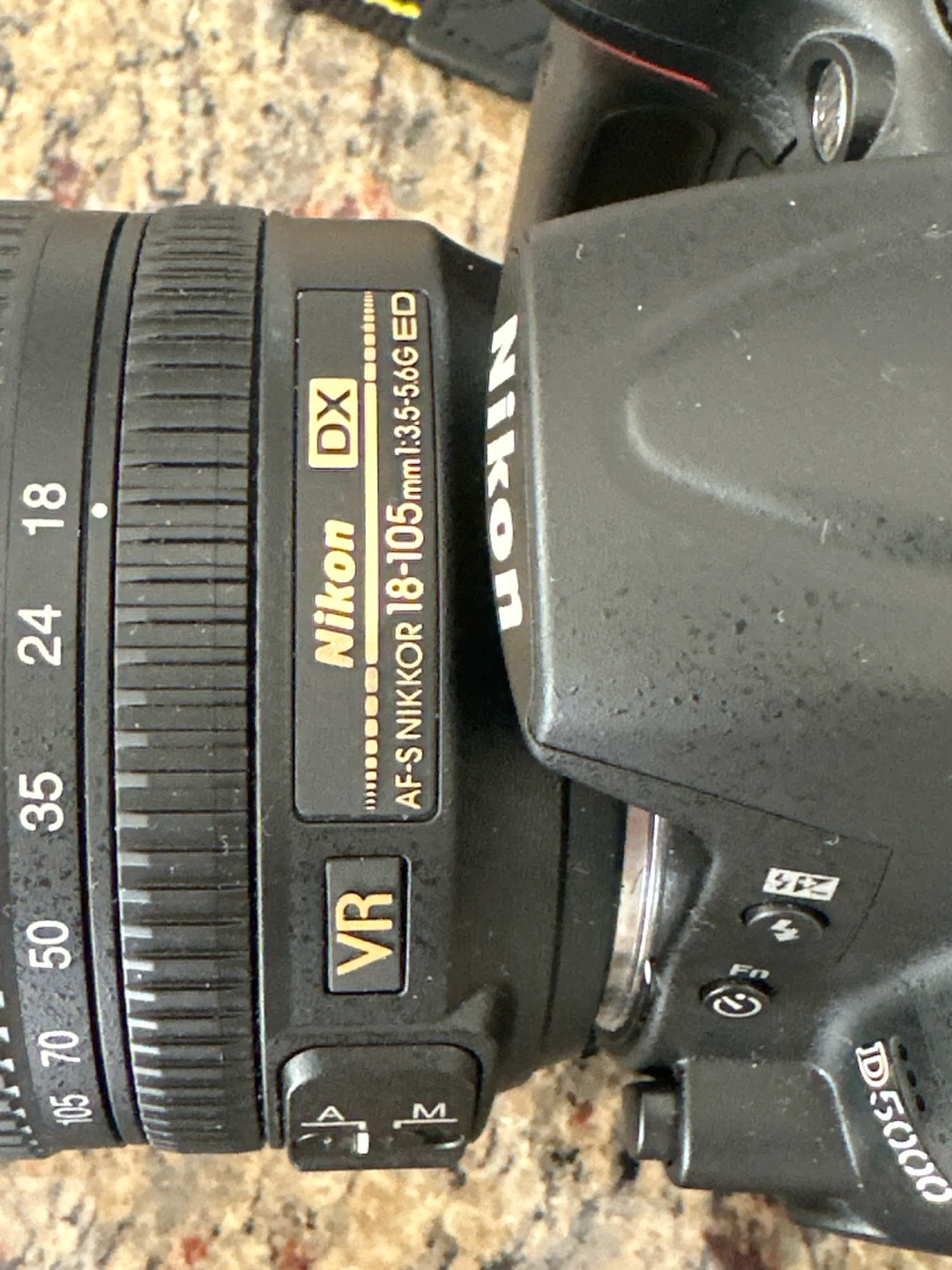 Nikon D5000 Camera with 18-105mm Lens
