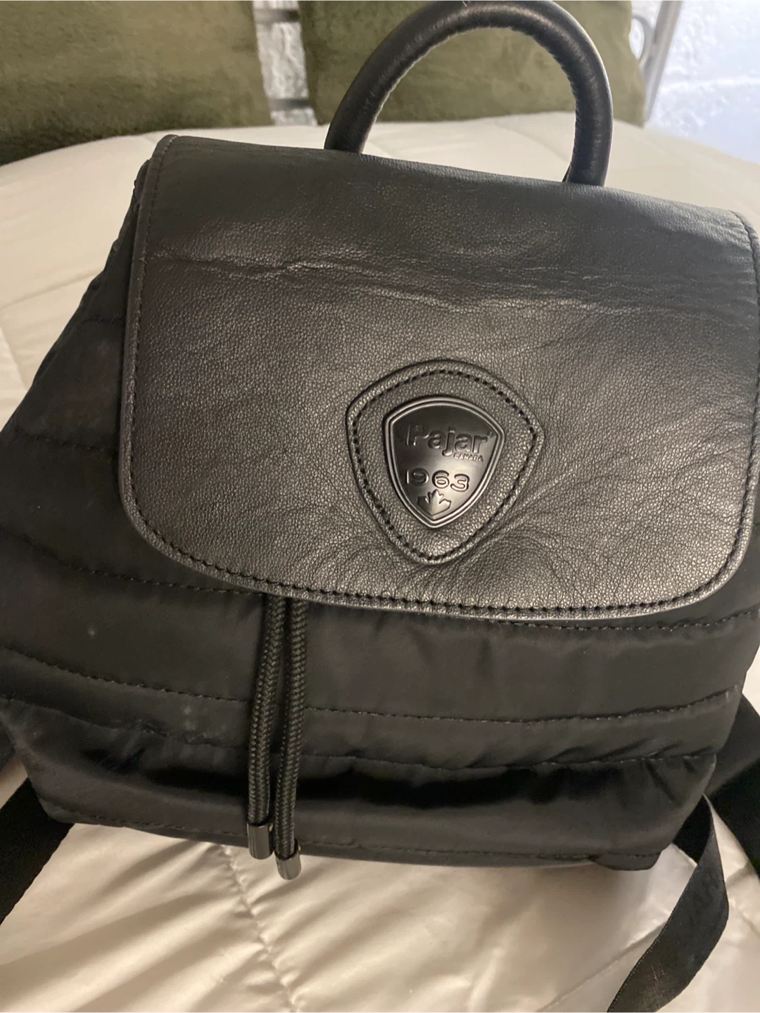 Pajar Canada Black Mini Backpack