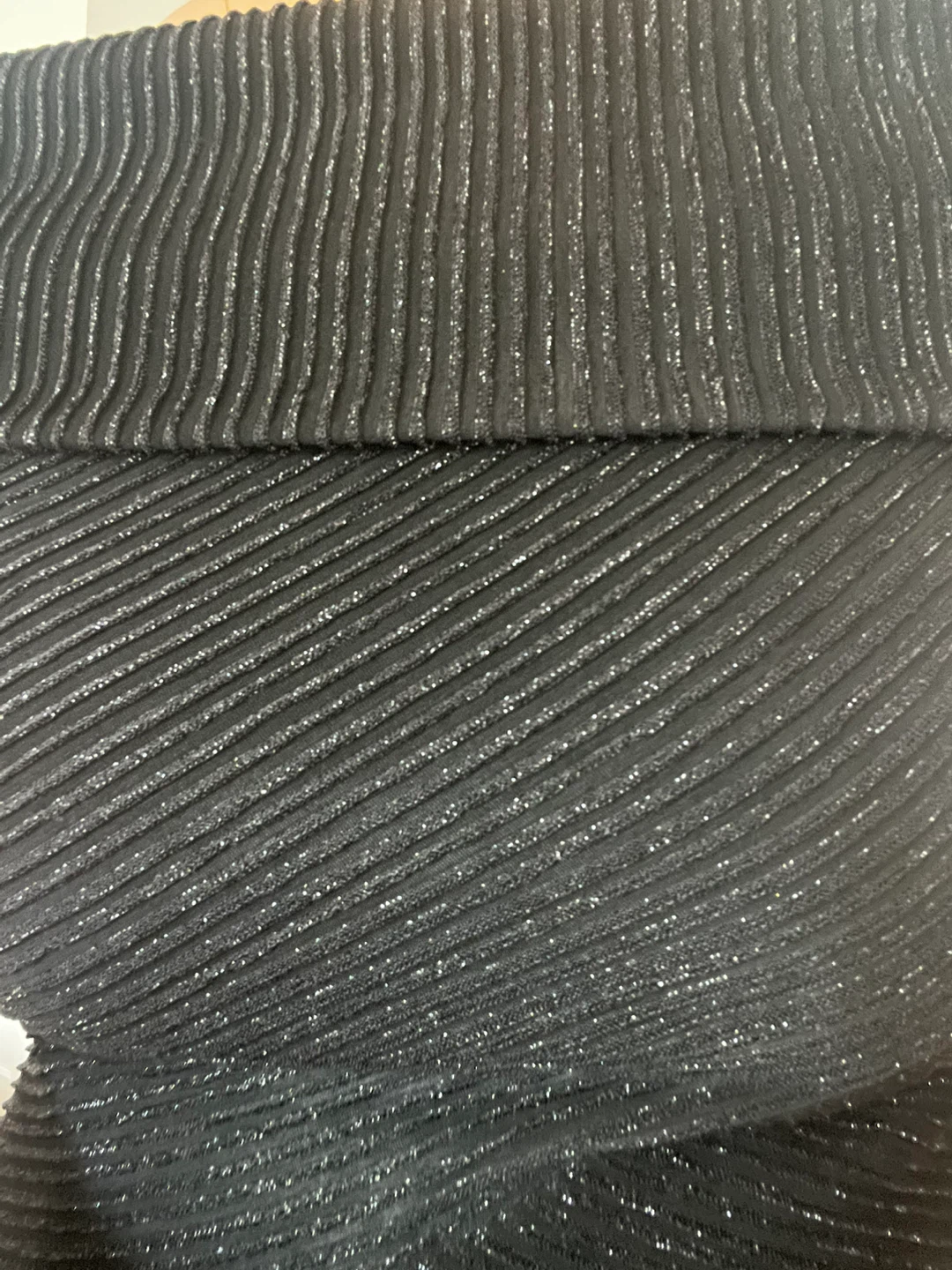 Black Shimmer Off-Shoulder Maxi Dress - photo 4