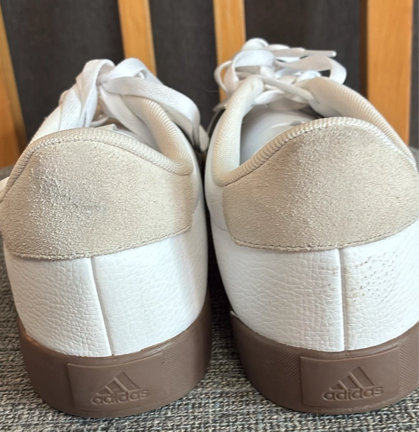 New Adidas VL Court 3.0 White and Black Sneakers - photo 3
