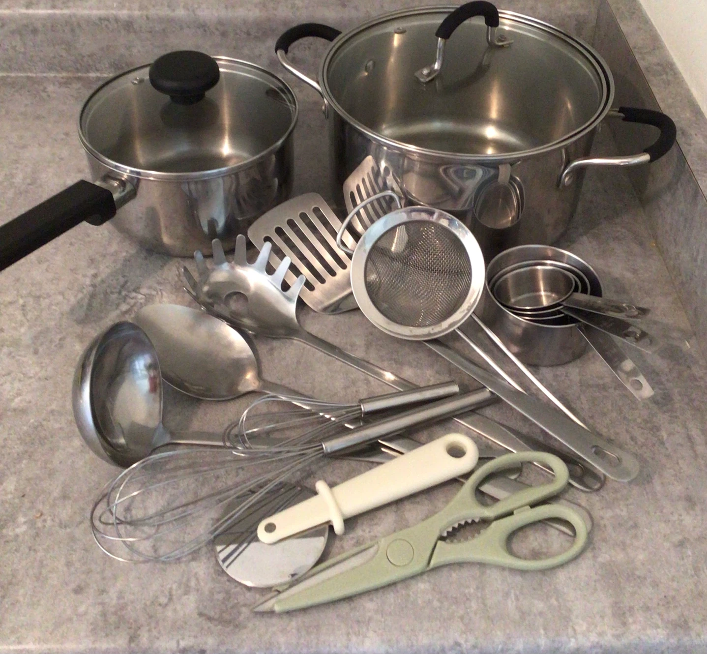 Kitchen Pot and Utensil Set