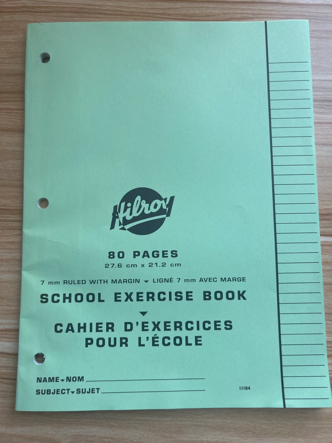 Hilroy School Exercise Book