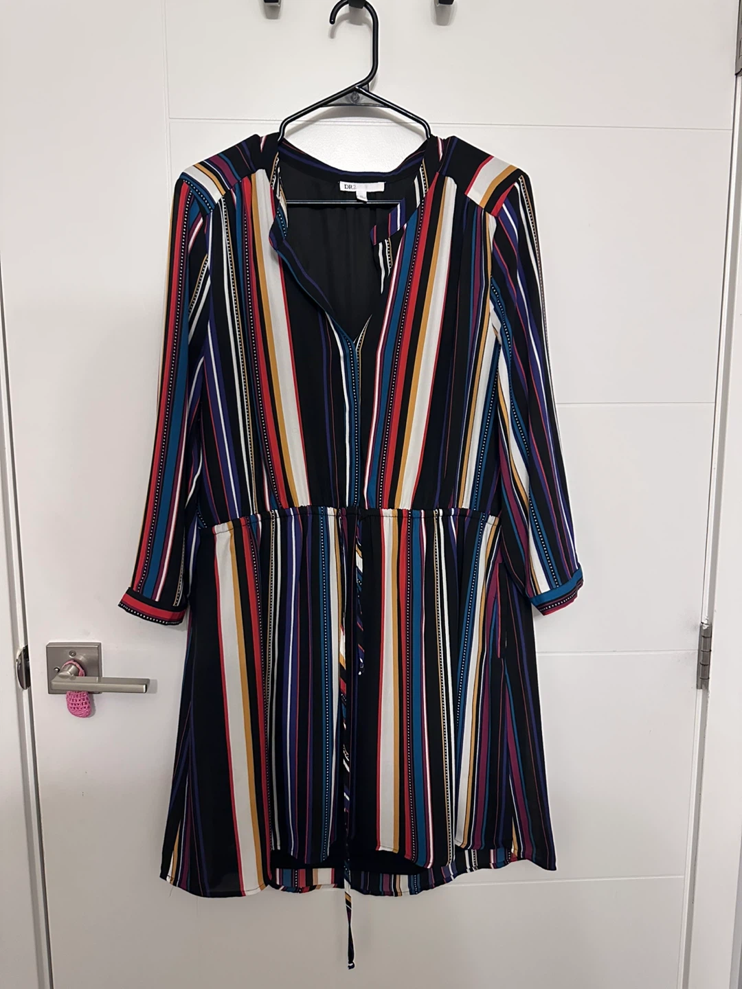 Striped Long-Sleeve Dress XL - photo 2