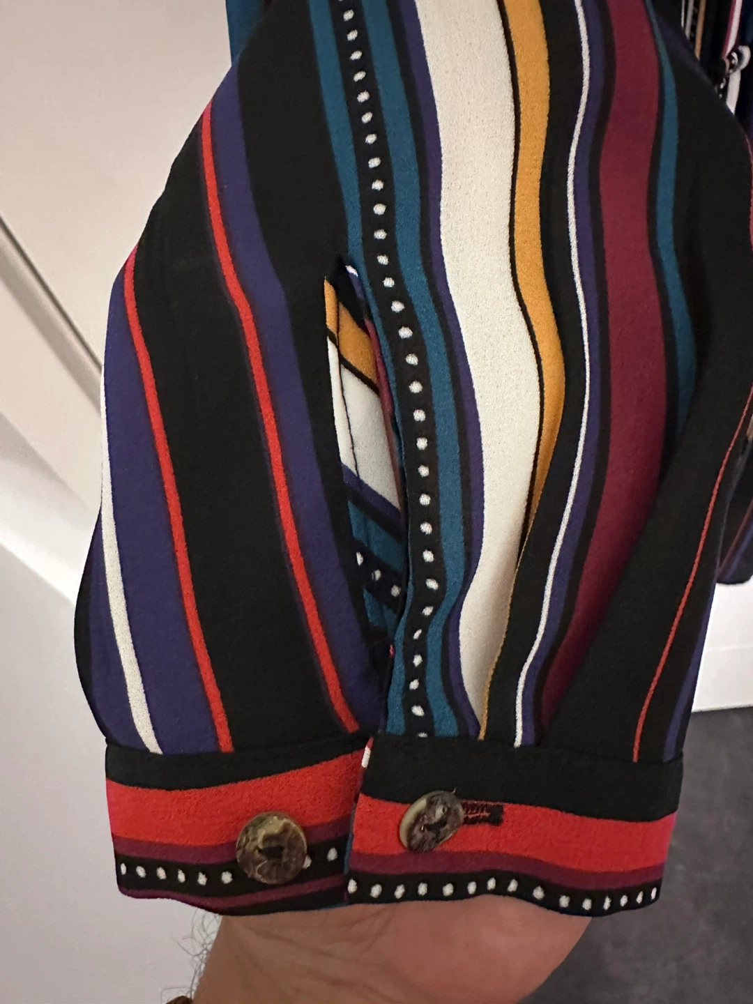 Striped Long-Sleeve Dress XL - photo 4