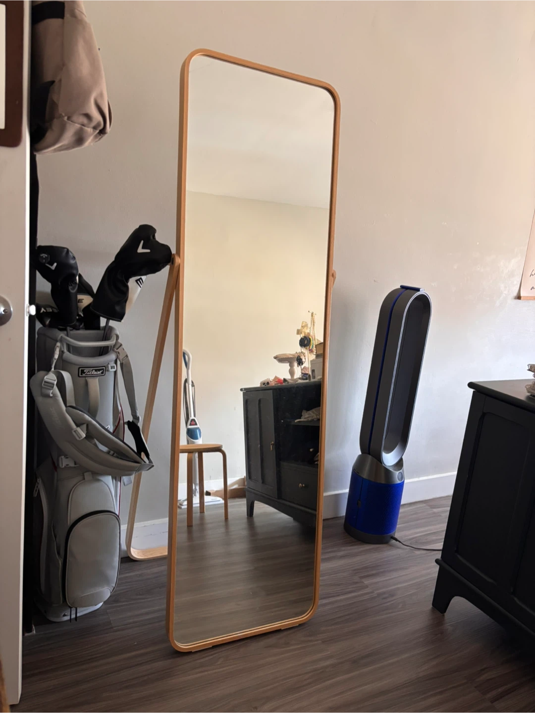 IKEA IKORNNES Standing Mirror - Ash