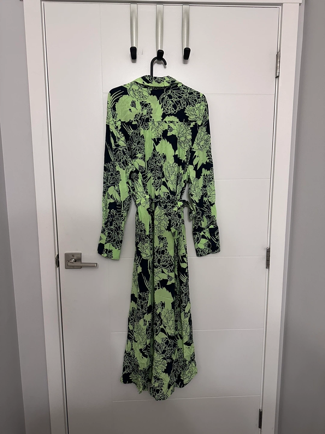 Autograph Floral Print Shirt Dress Size 18 - photo 3
