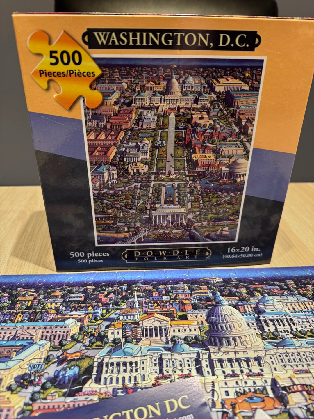 Dowdle Folk Art Washington, D.C. 500-Piece Puzzle