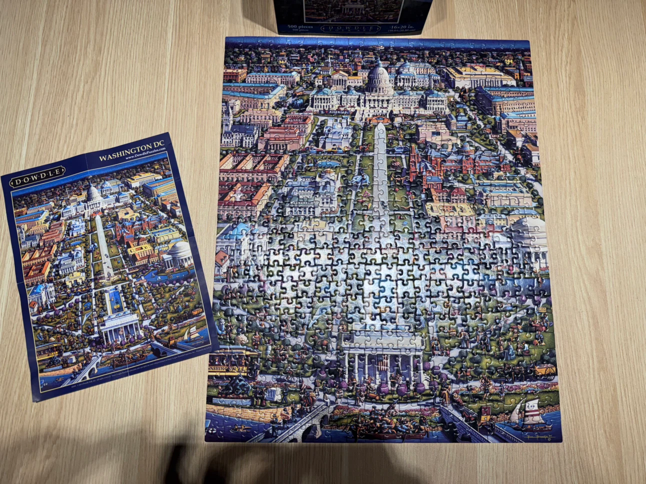 Dowdle Folk Art Washington, D.C. 500-Piece Puzzle - photo 2
