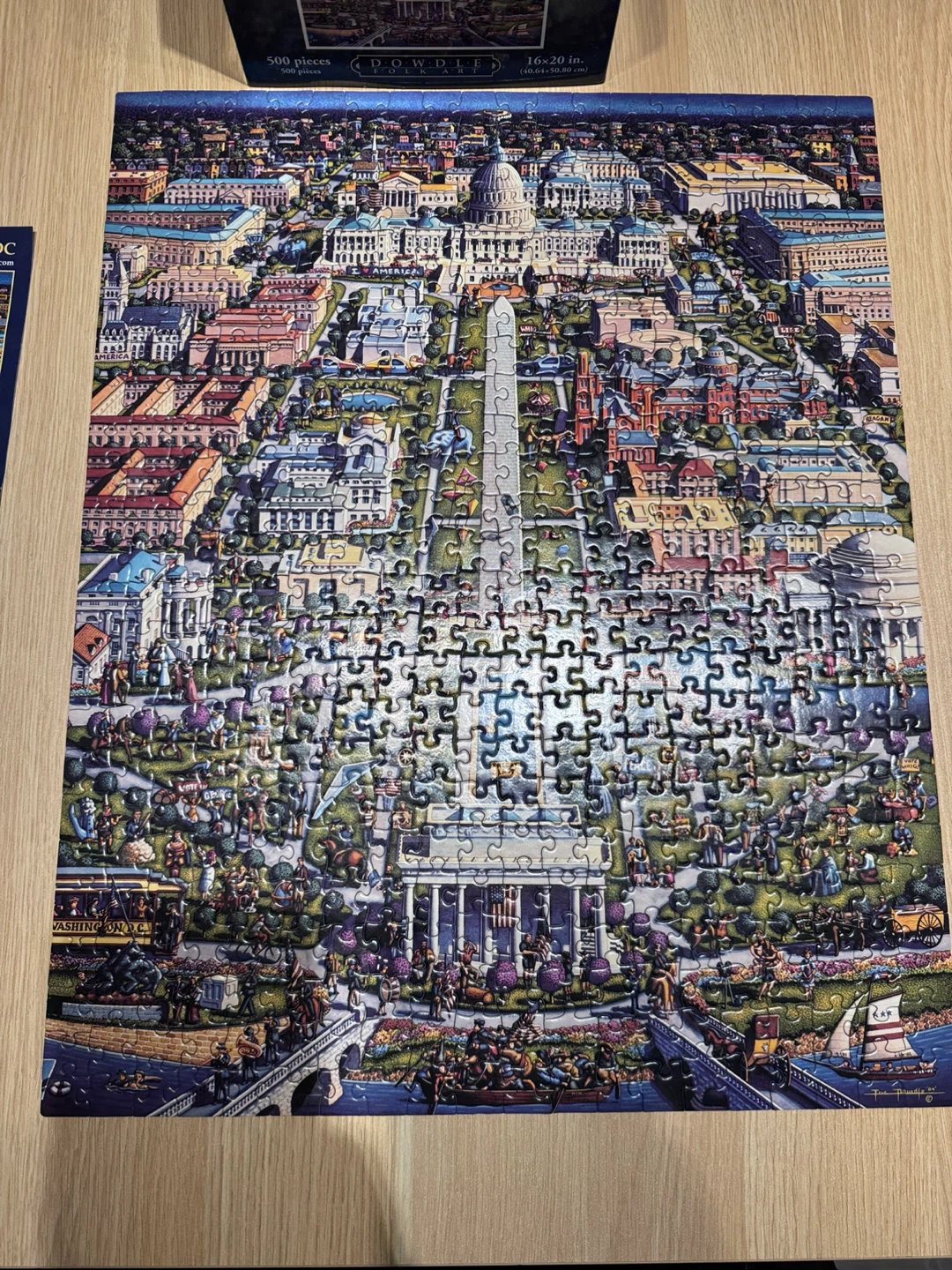 Dowdle Folk Art Washington, D.C. 500-Piece Puzzle - photo 3