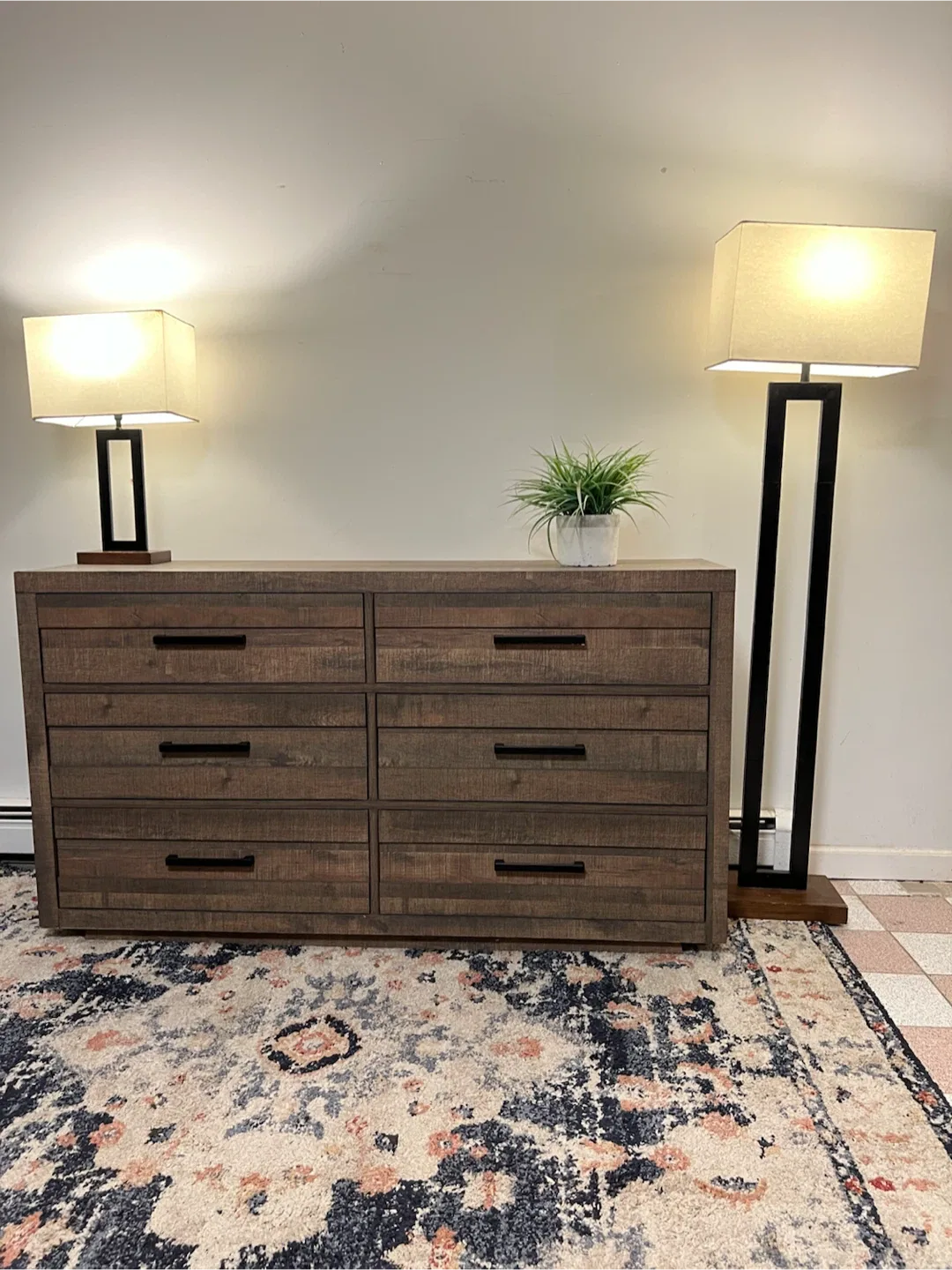 Modern Six-Drawer Dresser - Like New Cond. - Delivery Extra