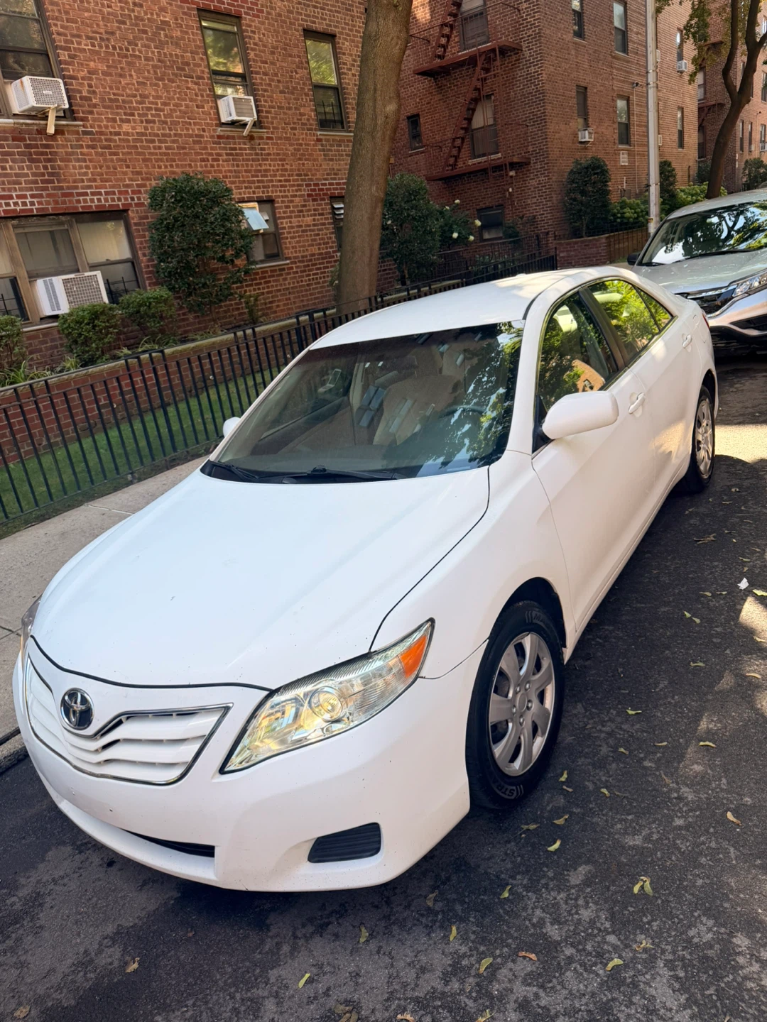 White Toyota Camry