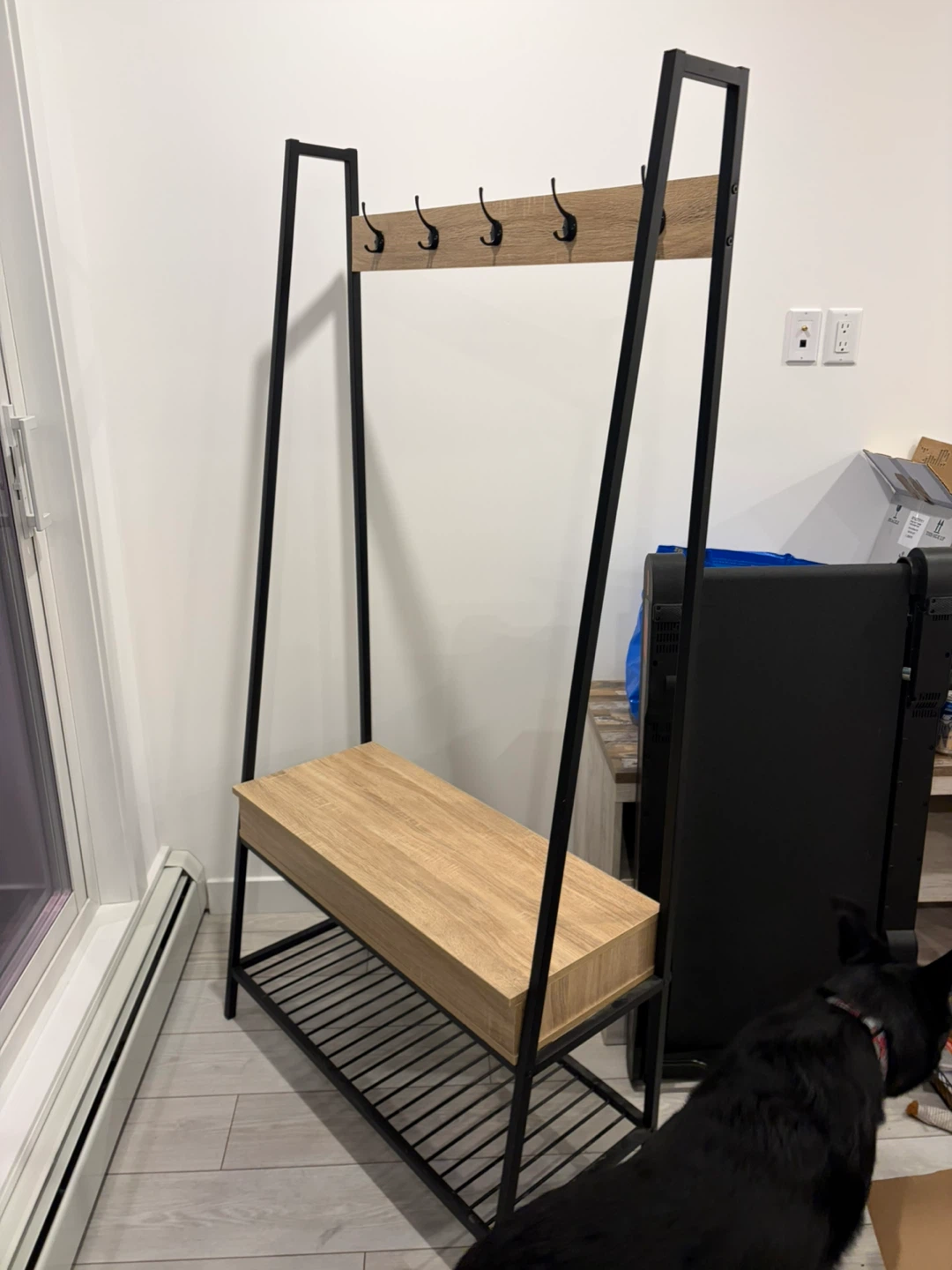 Coat hanger with bench - photo 2
