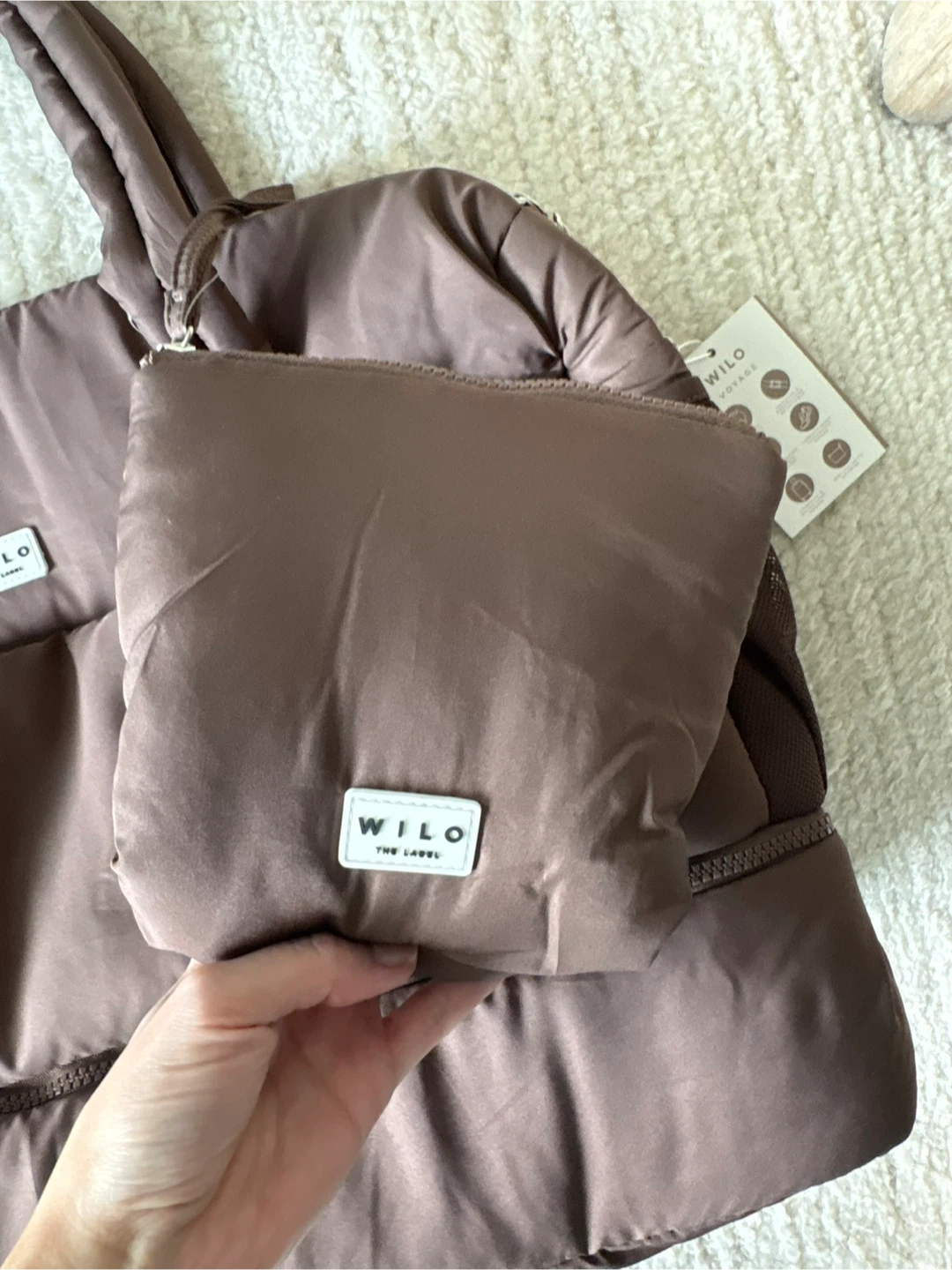 Brand new! Wilo The Label Voyage puffer Duffle Bag - photo 3