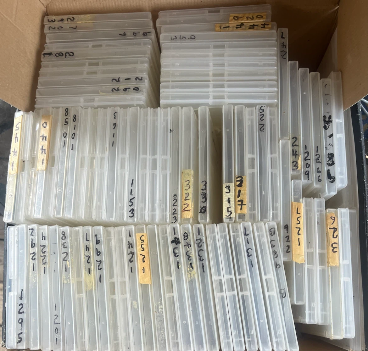 Lot of assorted clear plastic CD/DVD storage cases - photo 2
