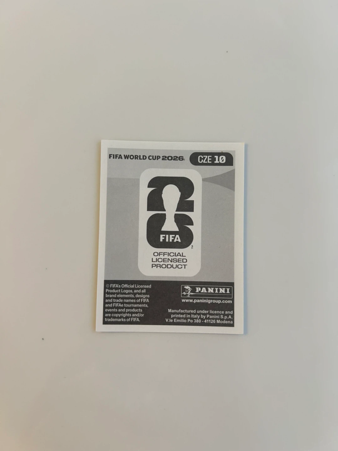 Panini FIFA World Cup 2026 Lukáš Provod Trading Card - photo 2