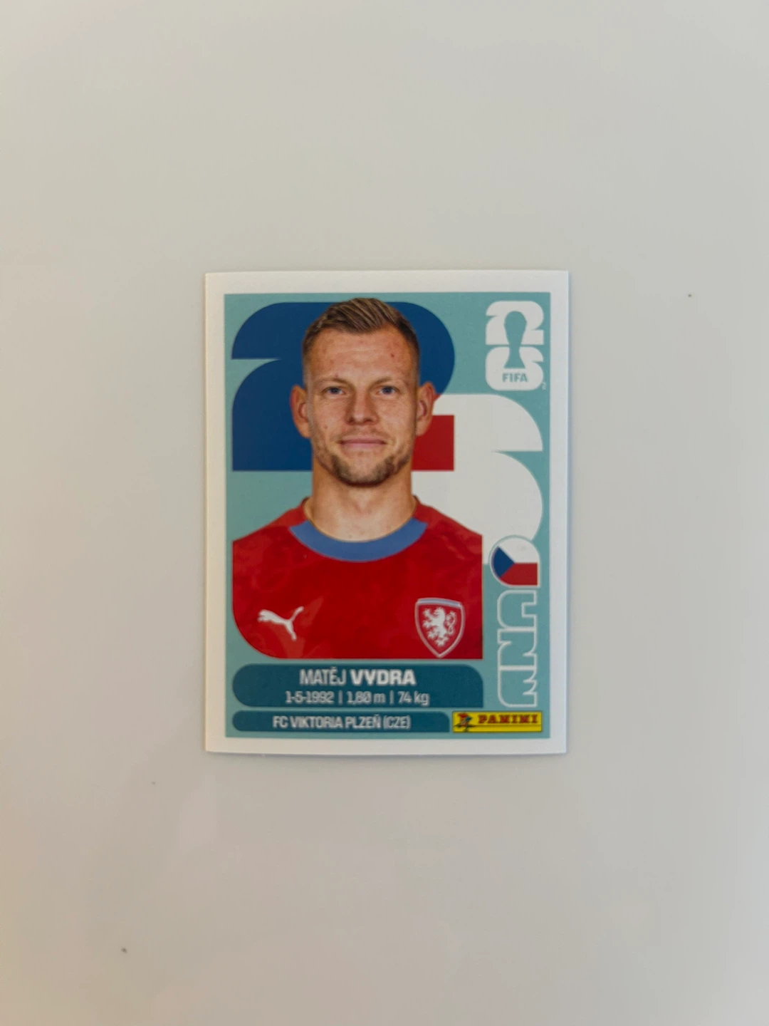 Panini FIFA World Cup 2026 Matěj Vydra Sticker