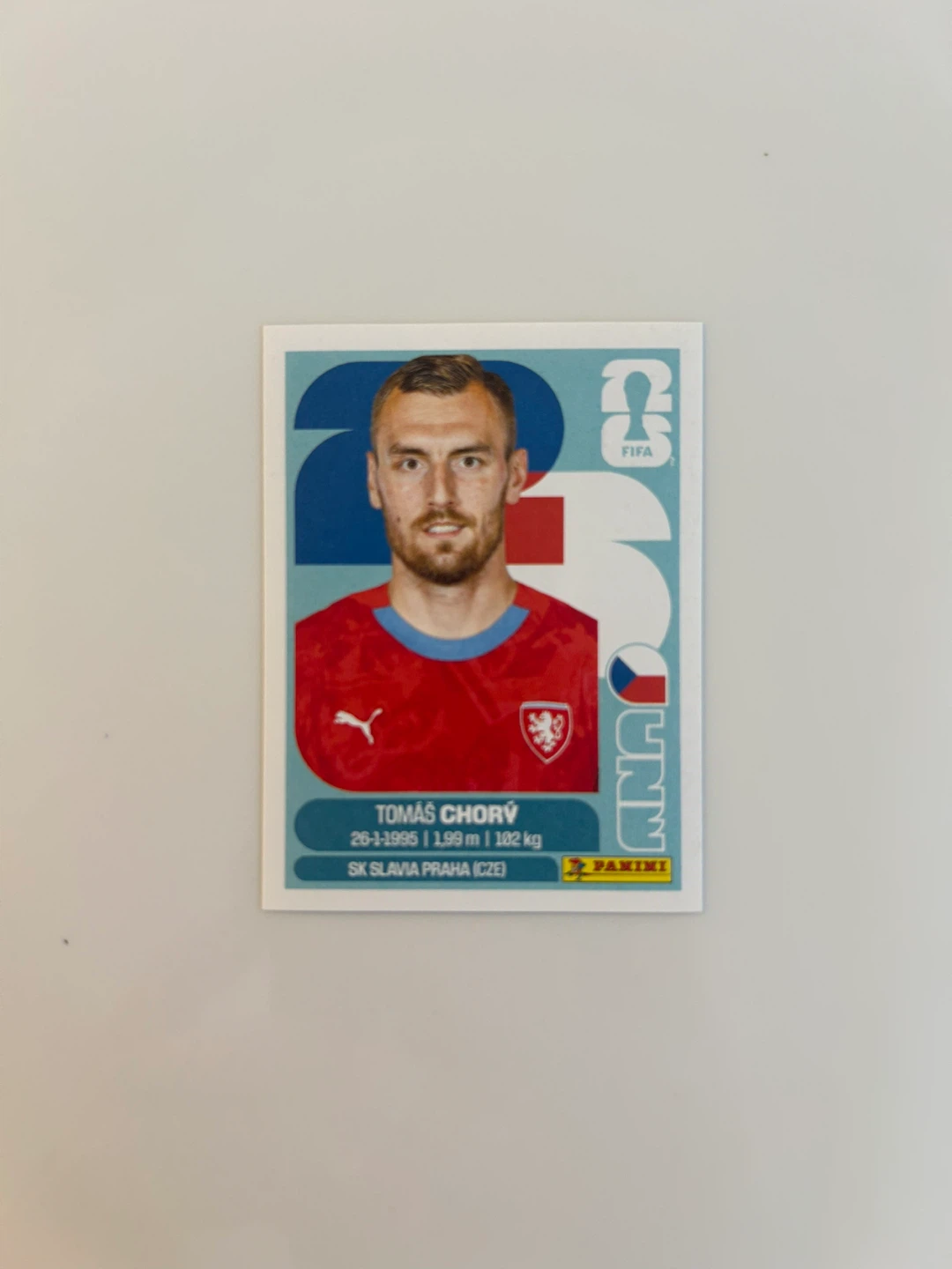 Panini FIFA World Cup 2026 Tomas Chory Trading Card