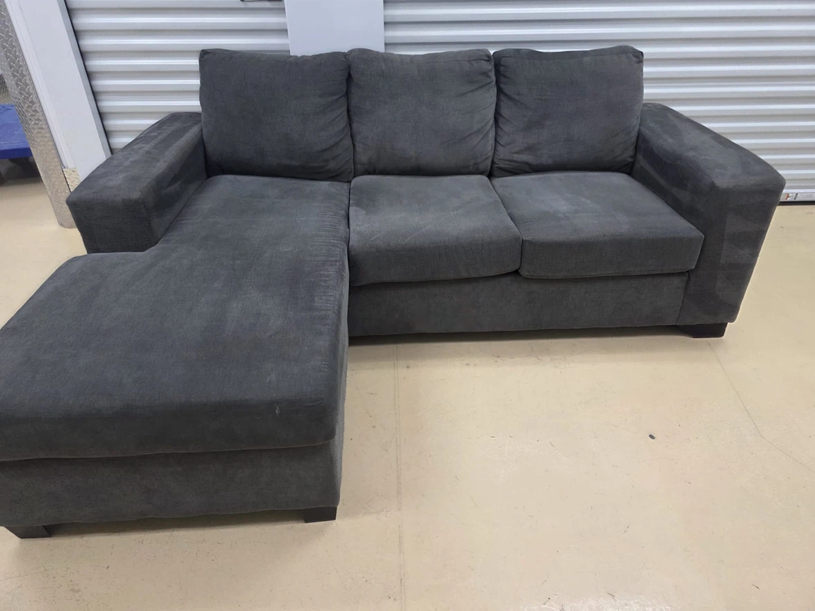 Dark Grey Sectional Sofa - photo 3