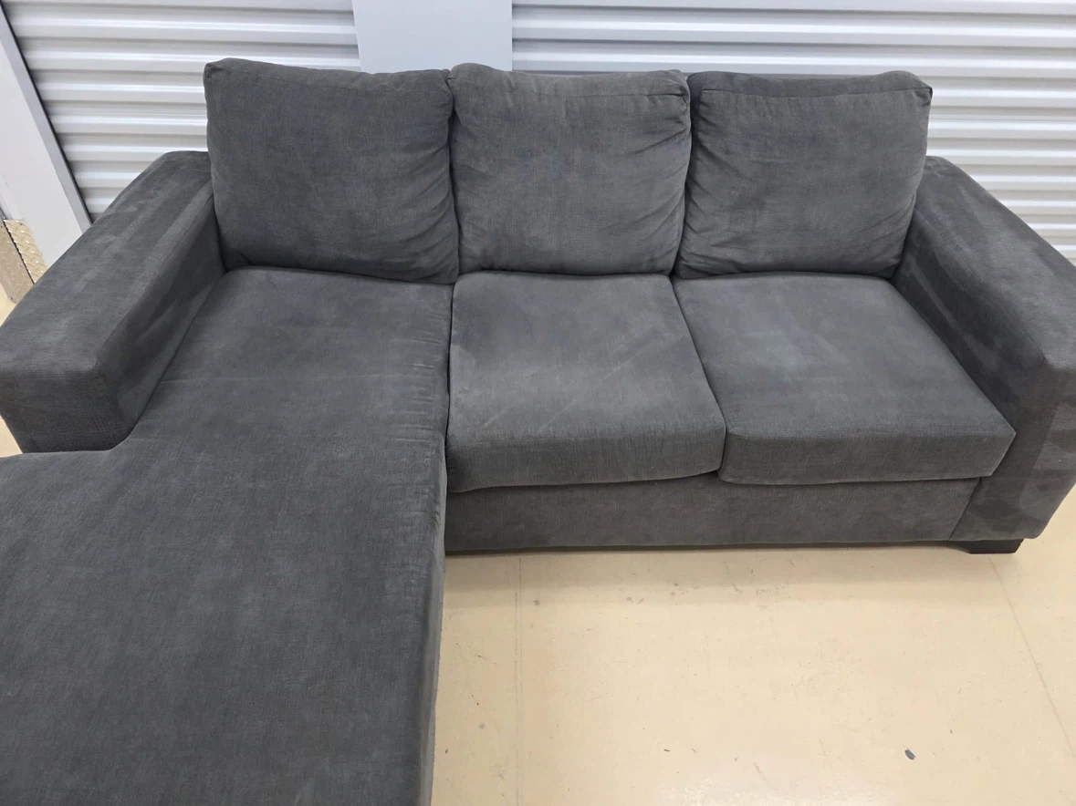 Dark Grey Sectional Sofa - photo 4
