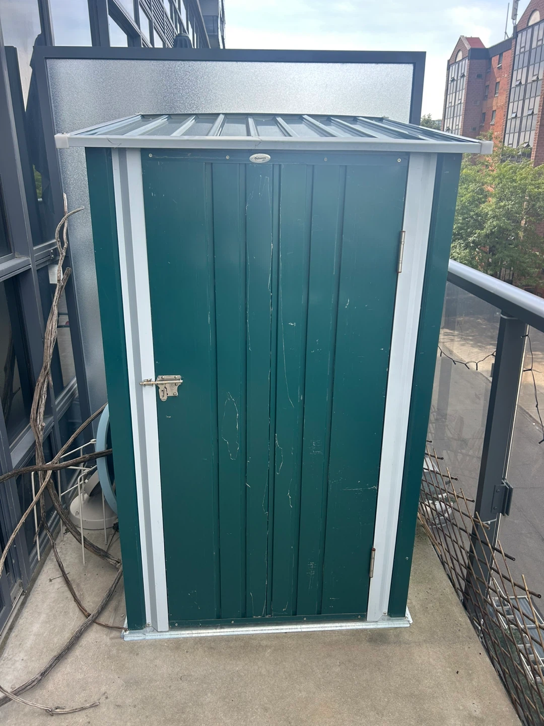 Outsunny Metal Garden Storage Shed