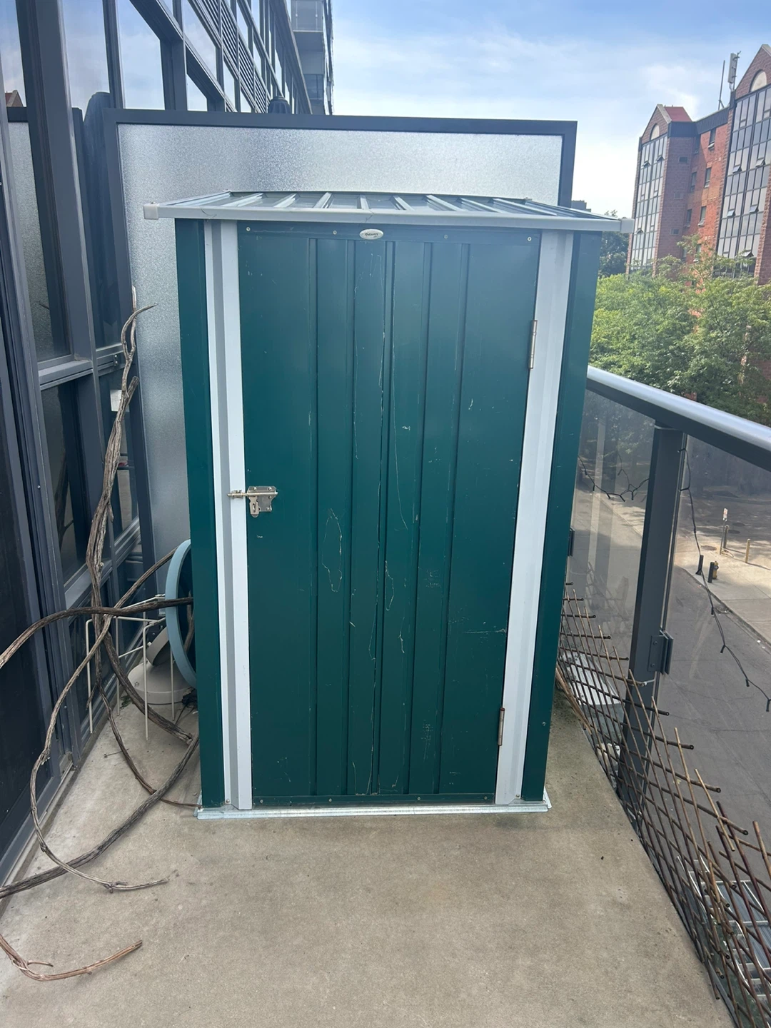 Outsunny Metal Garden Storage Shed - photo 2