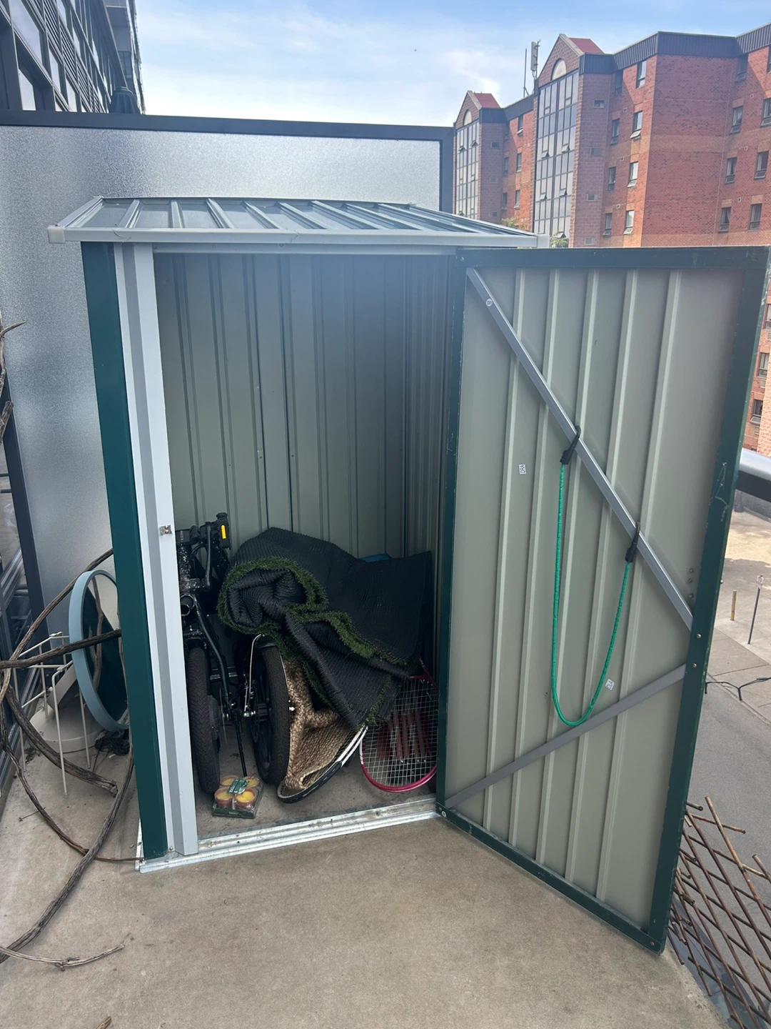 Outsunny Metal Garden Storage Shed - photo 3