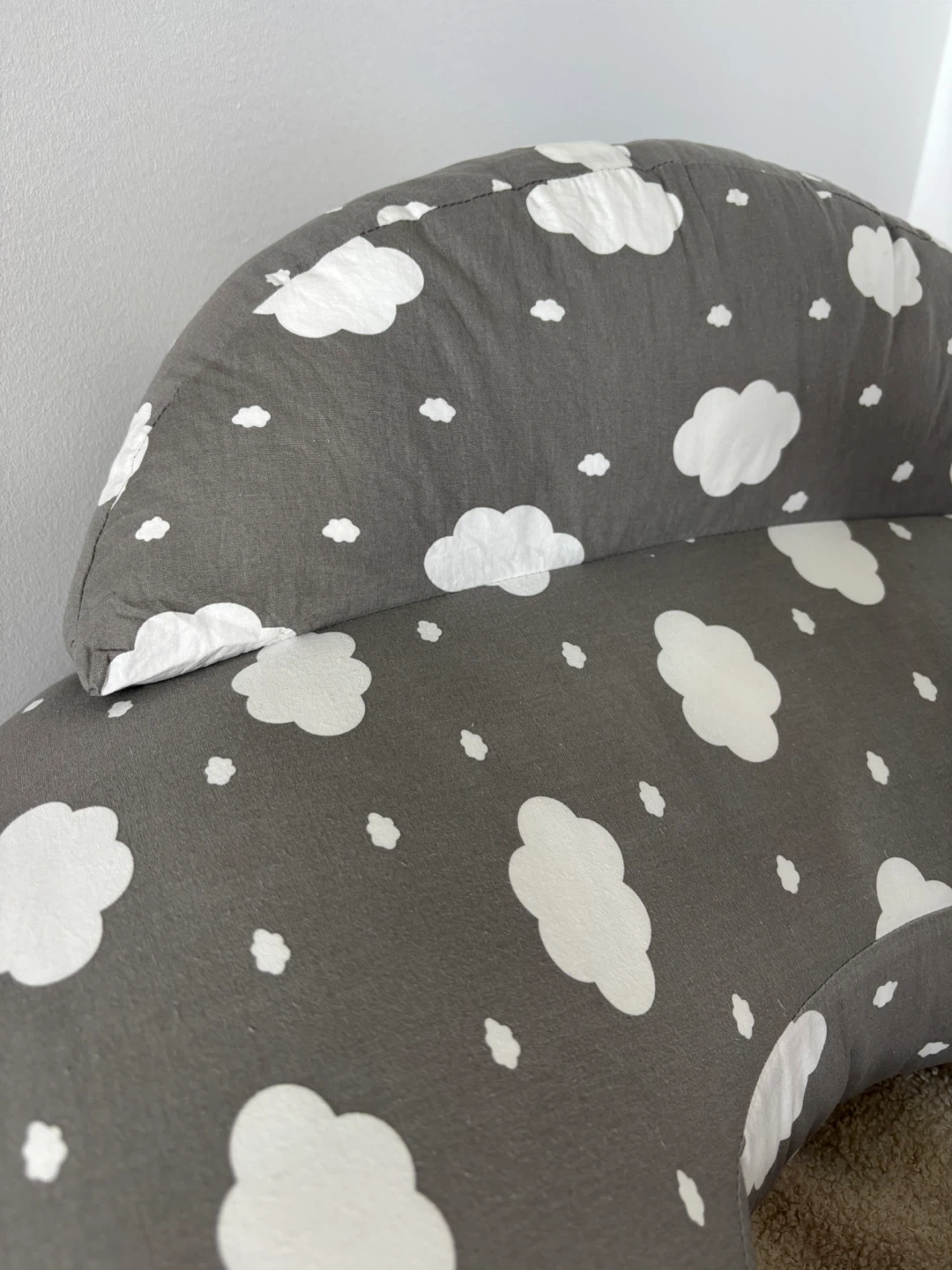Momcozy Nursing Pillow - Grey Cloud Print - photo 2