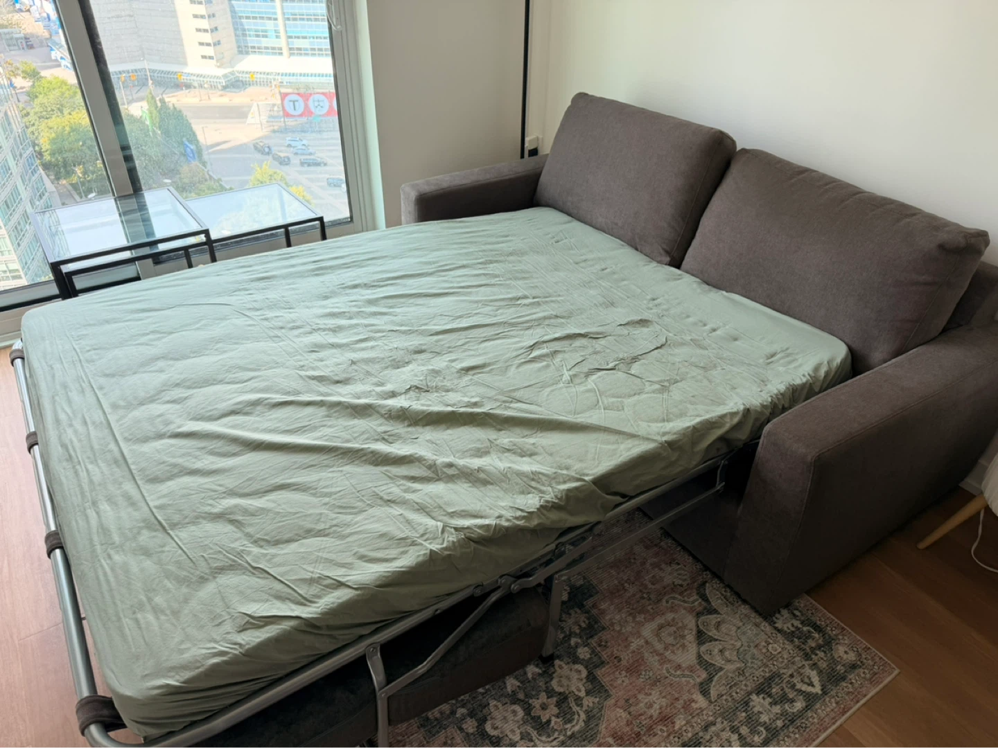 Leon’s Brown Sofa Bed (full size) - photo 2