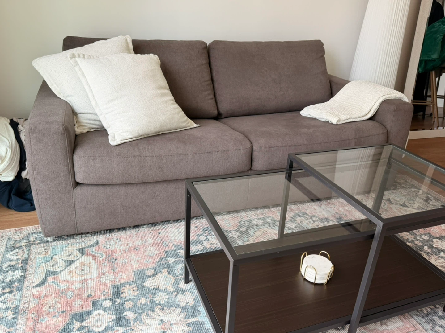 Leon’s Brown Sofa Bed (full size) - photo 3