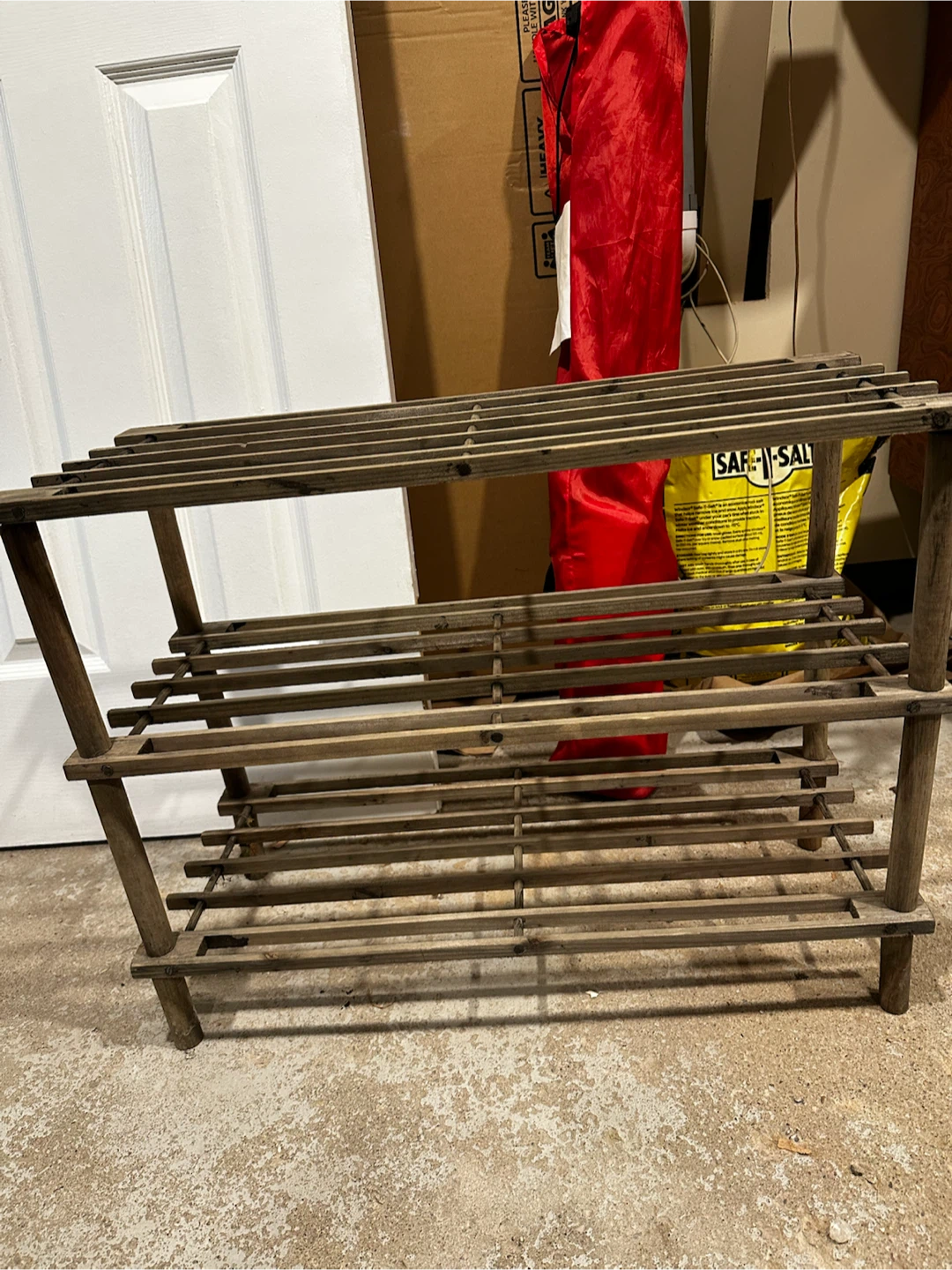 Wooden Three-Tier Shoe Rack - photo 2