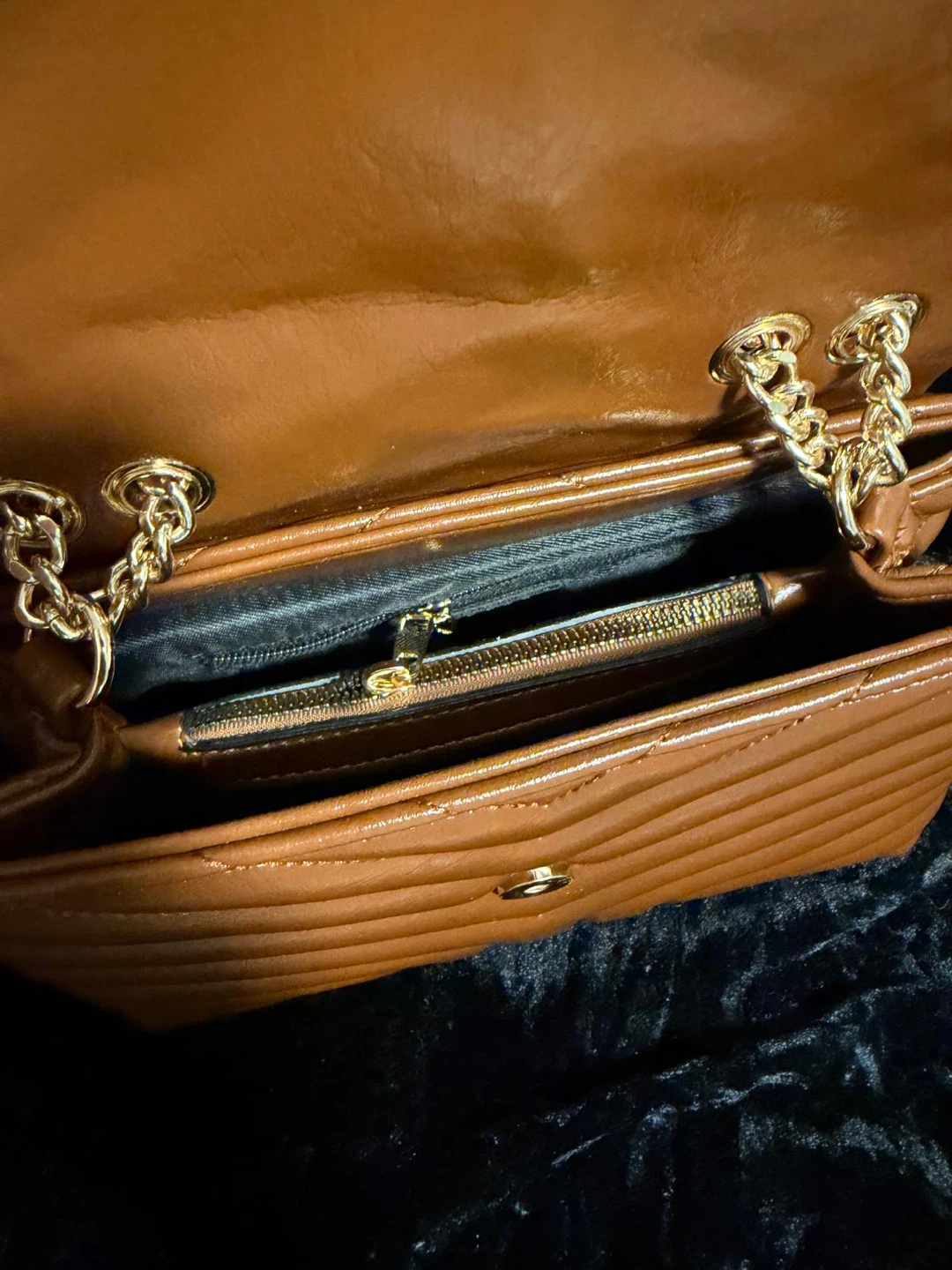 YSL Brown Quilted Shoulder Bag - photo 2