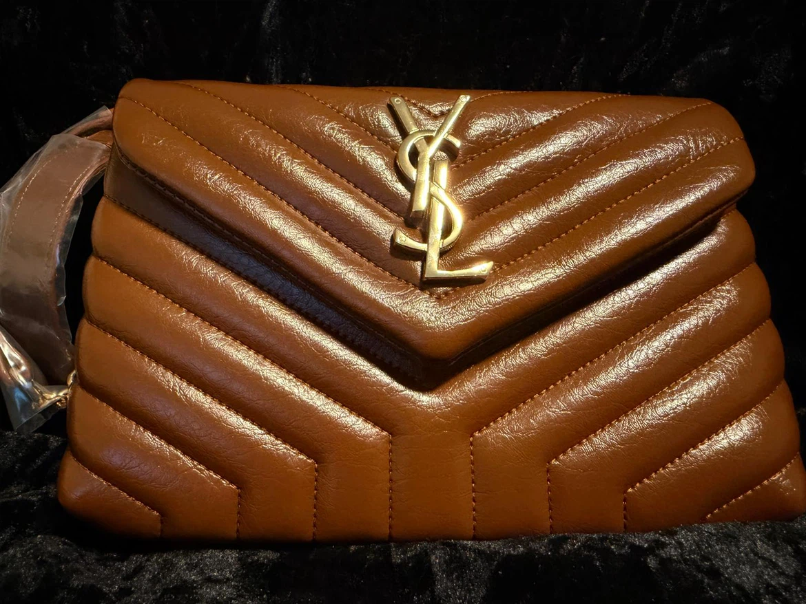 YSL Brown Quilted Shoulder Bag - photo 3