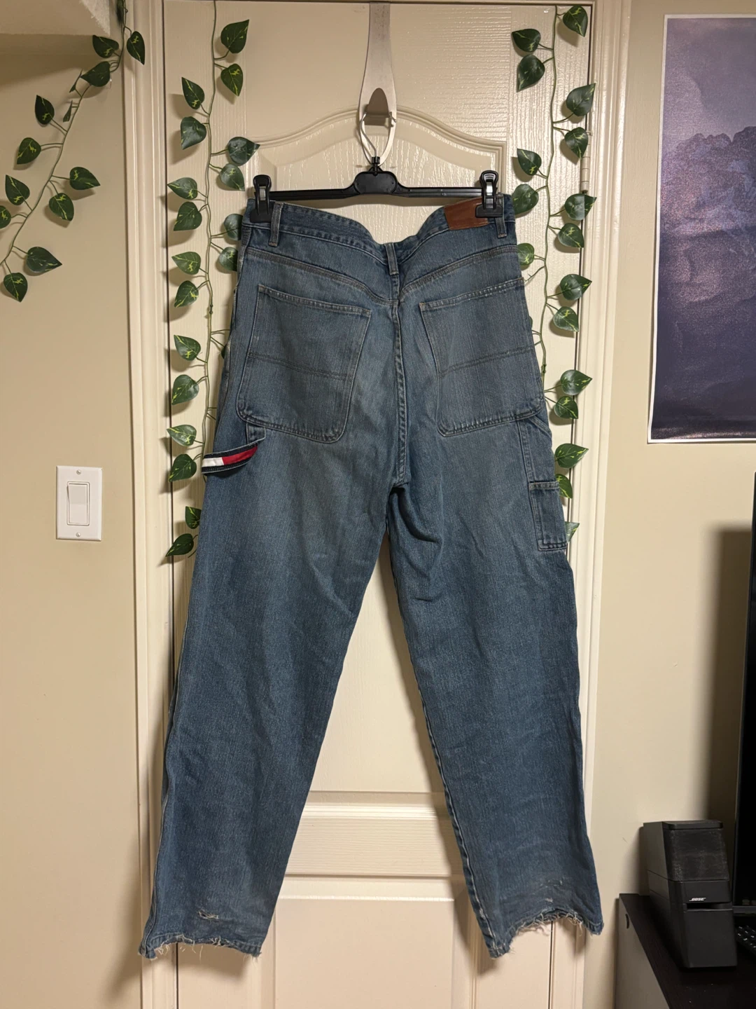 Vintage tommy Hilfiger double knee jeans distressed - photo 2