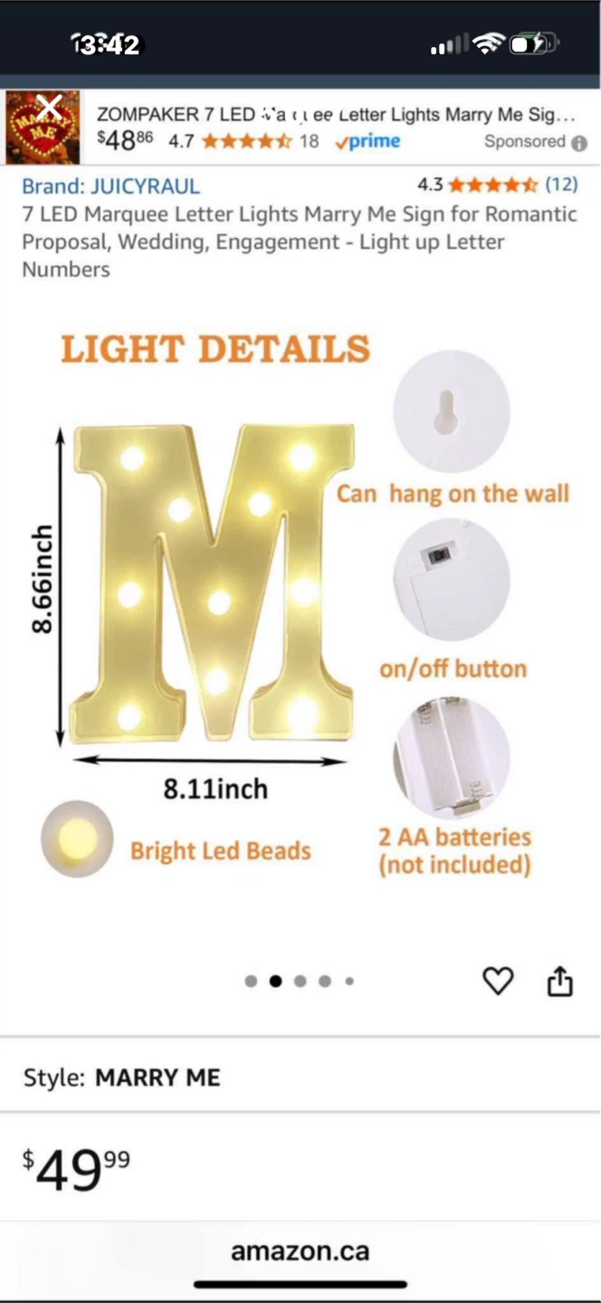 New & Used Marry Me Lights - photo 5