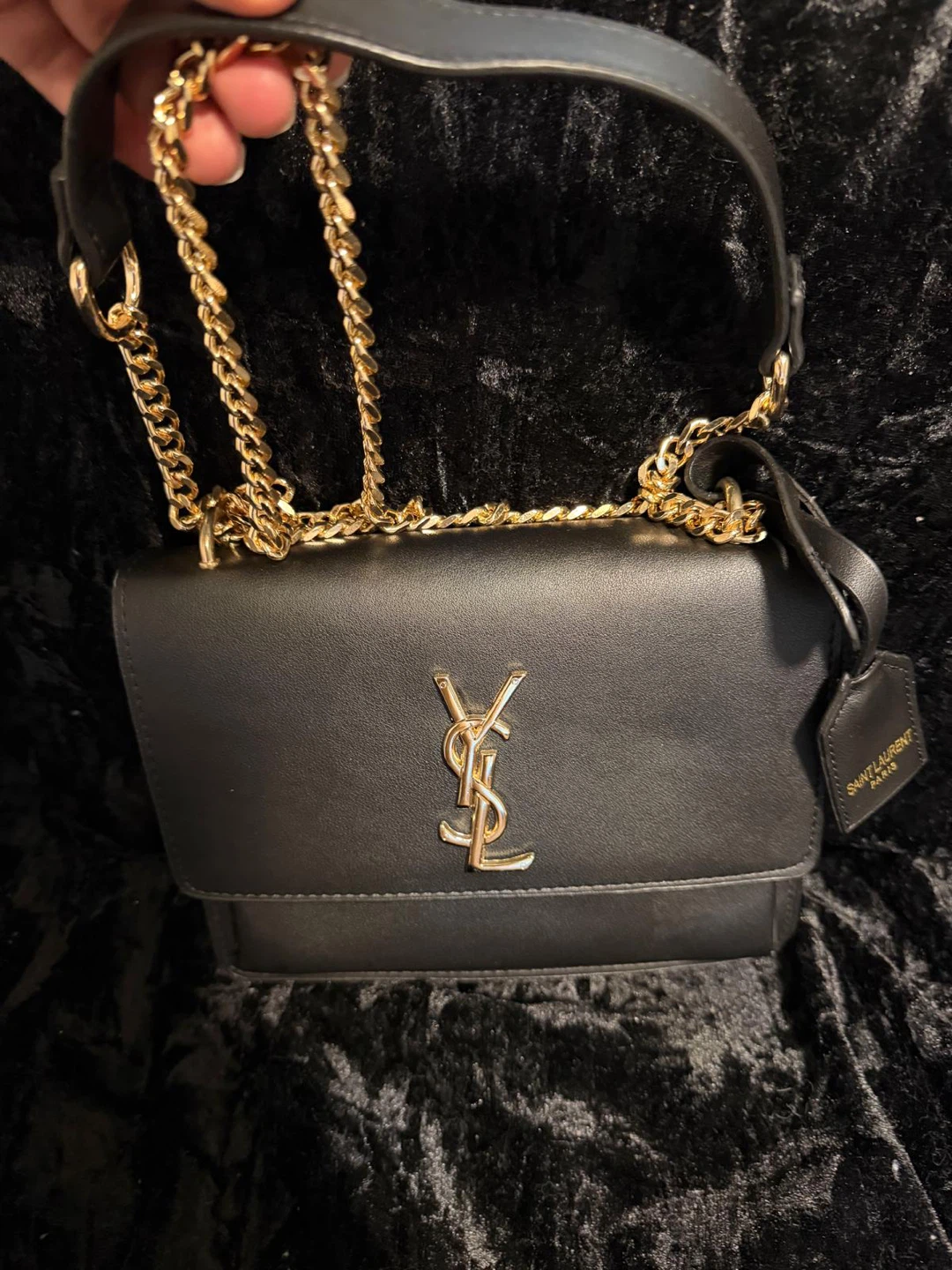Saint Laurent YSL Black Shoulder Bag - photo 2
