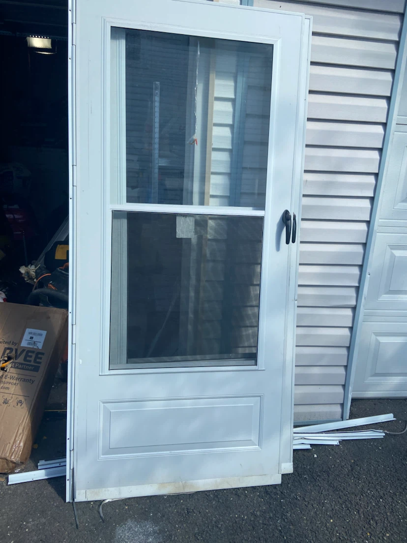 White Storm Door