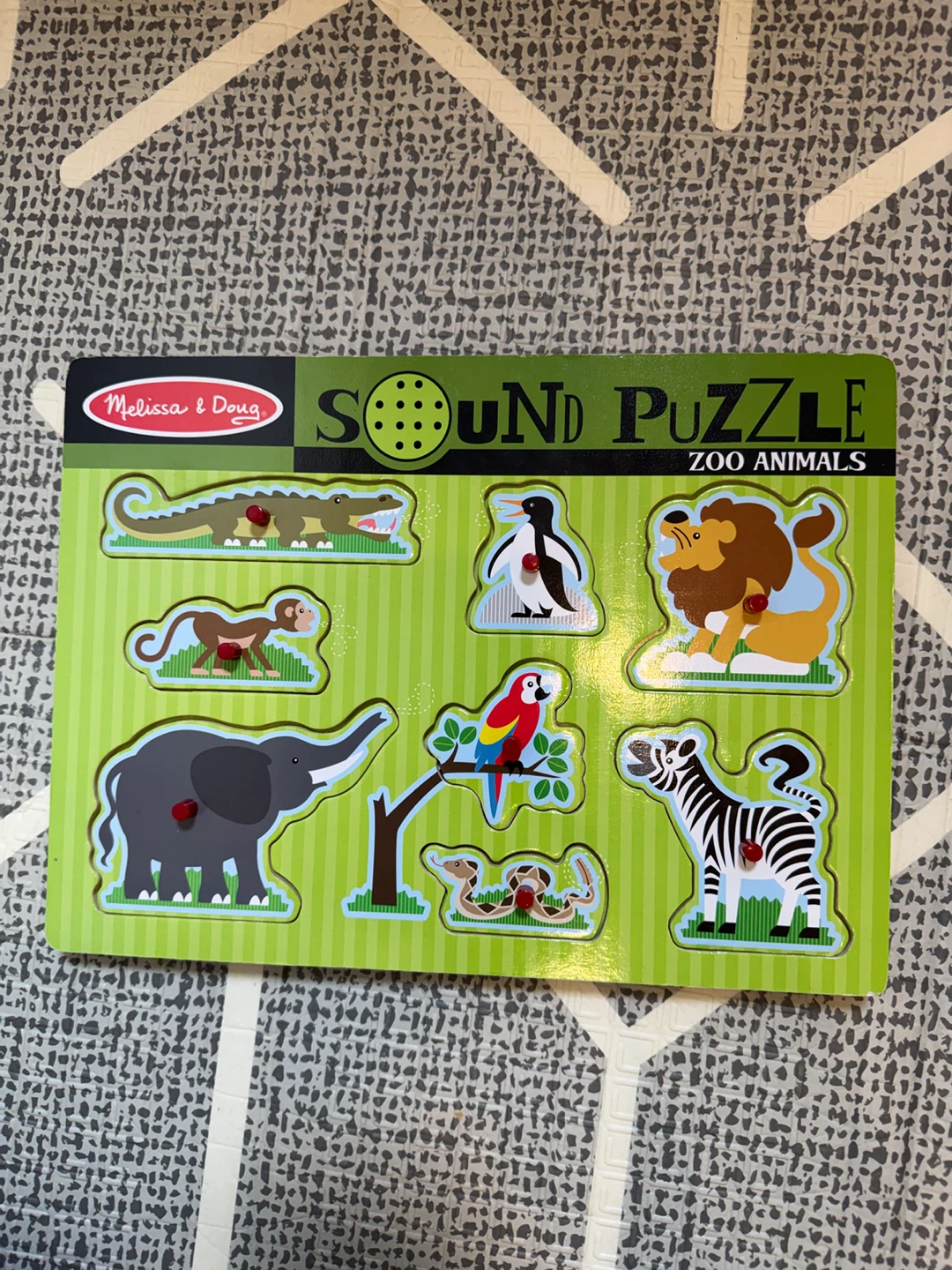 Melissa & Doug Zoo Animals Sound Puzzle