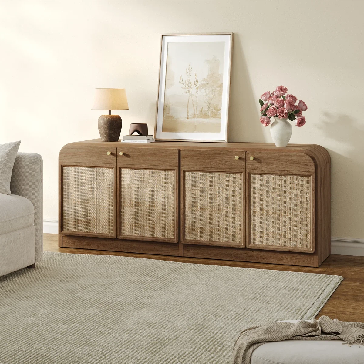 SICOTAS Crescent Collection TV Stand,Free Delivery - photo 5