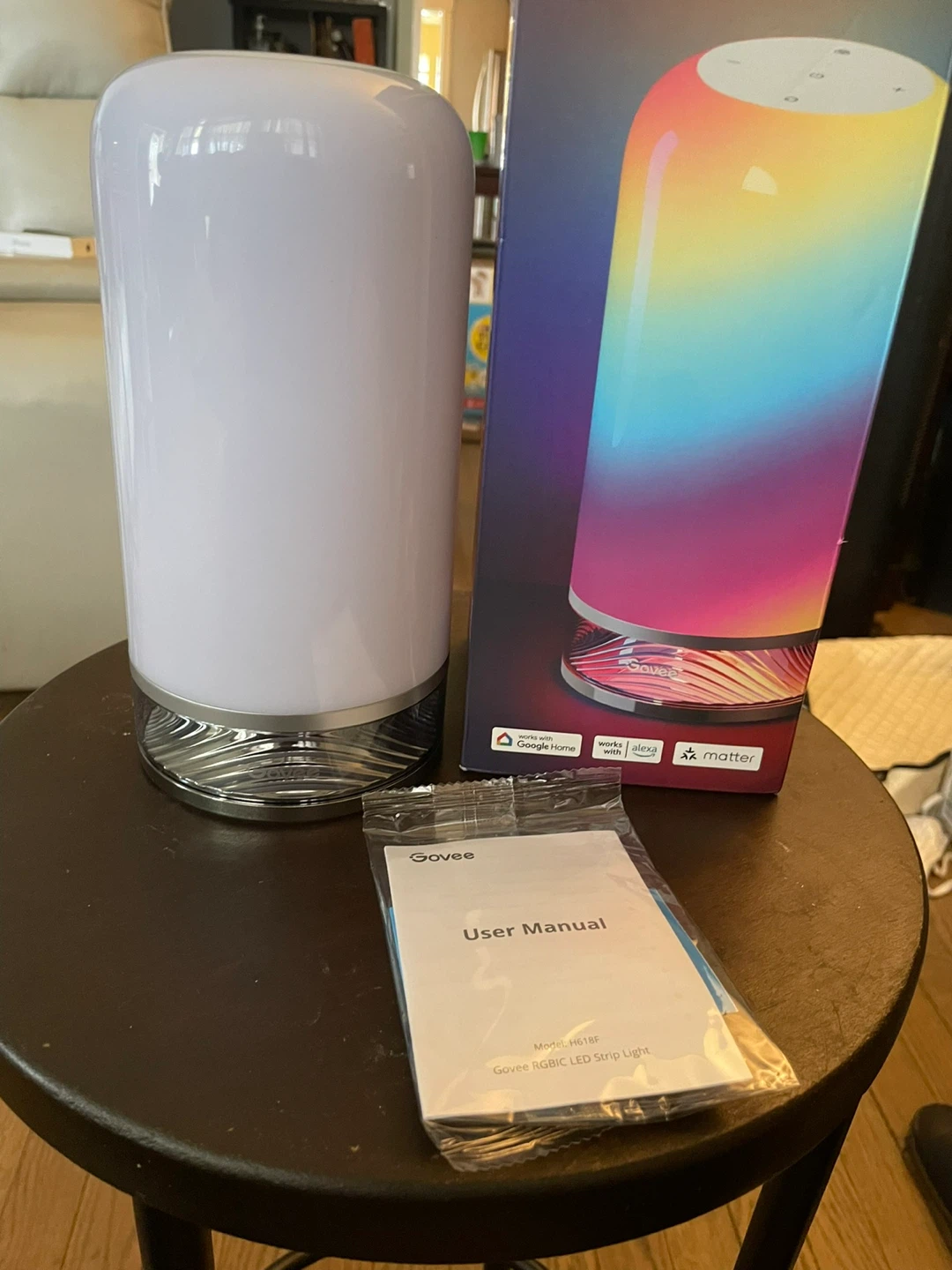 Govee RGBIC Smart Table Lamp 2 Google/Alexa Compatible