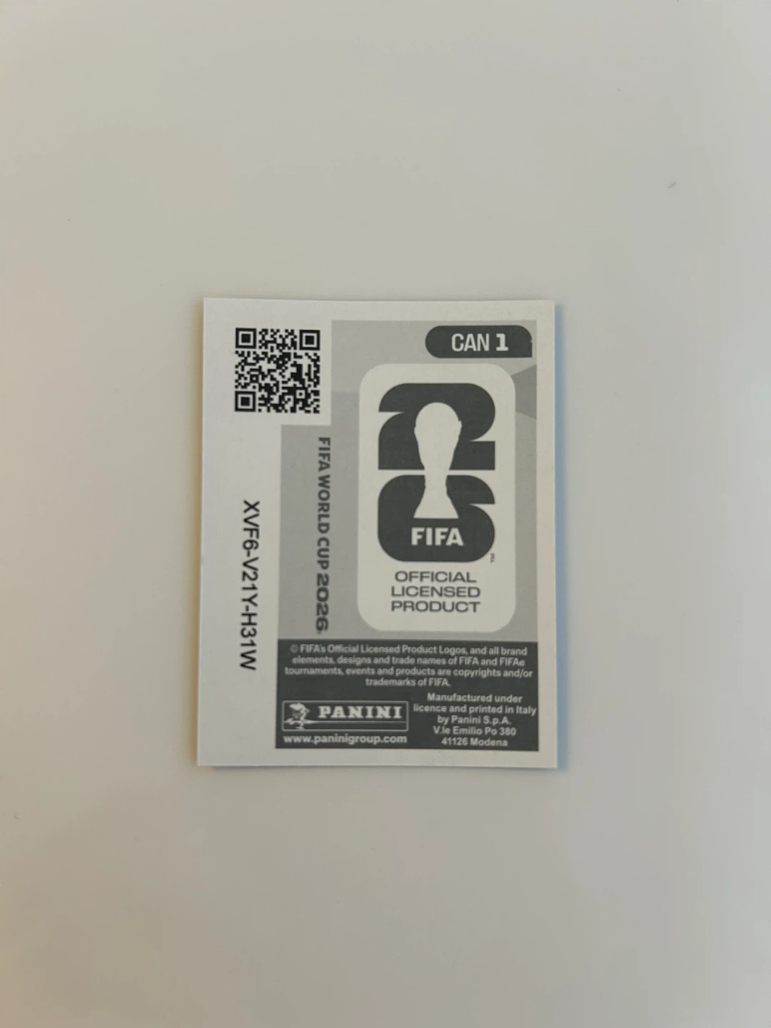 Panini FIFA World Cup 2026 Canada Sticker - photo 2