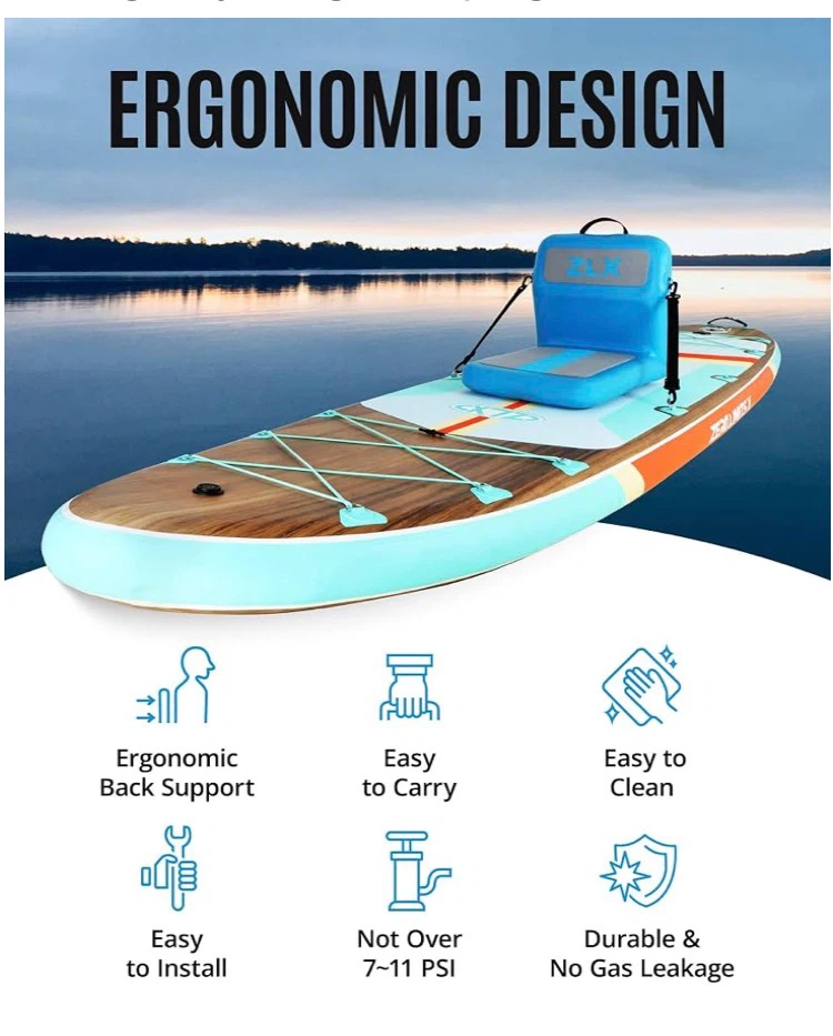 ZLX Inflatable Paddle Board Seat with Air Pump - photo 4