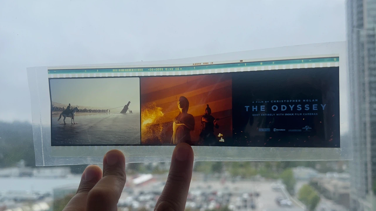 The Odyssey Christopher Nolan IMAX Film Strip