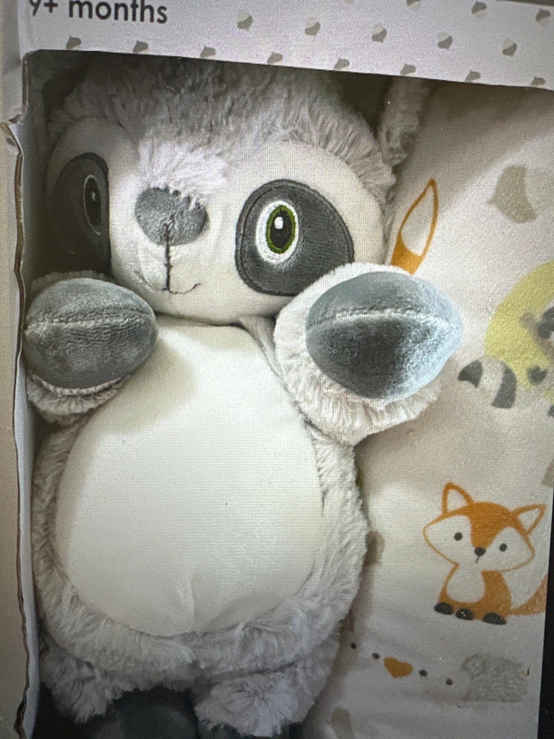 Blankets & Beyond 2-Piece Raccoon Plush and Blanket Set - photo 2