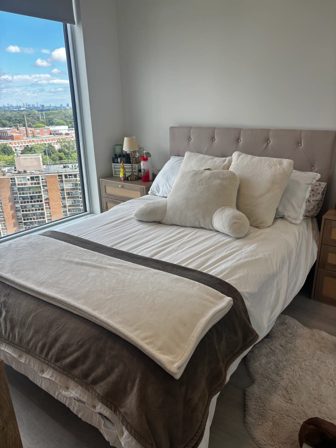 Tufted Upholstered Bed Frame and Mattress - photo 4