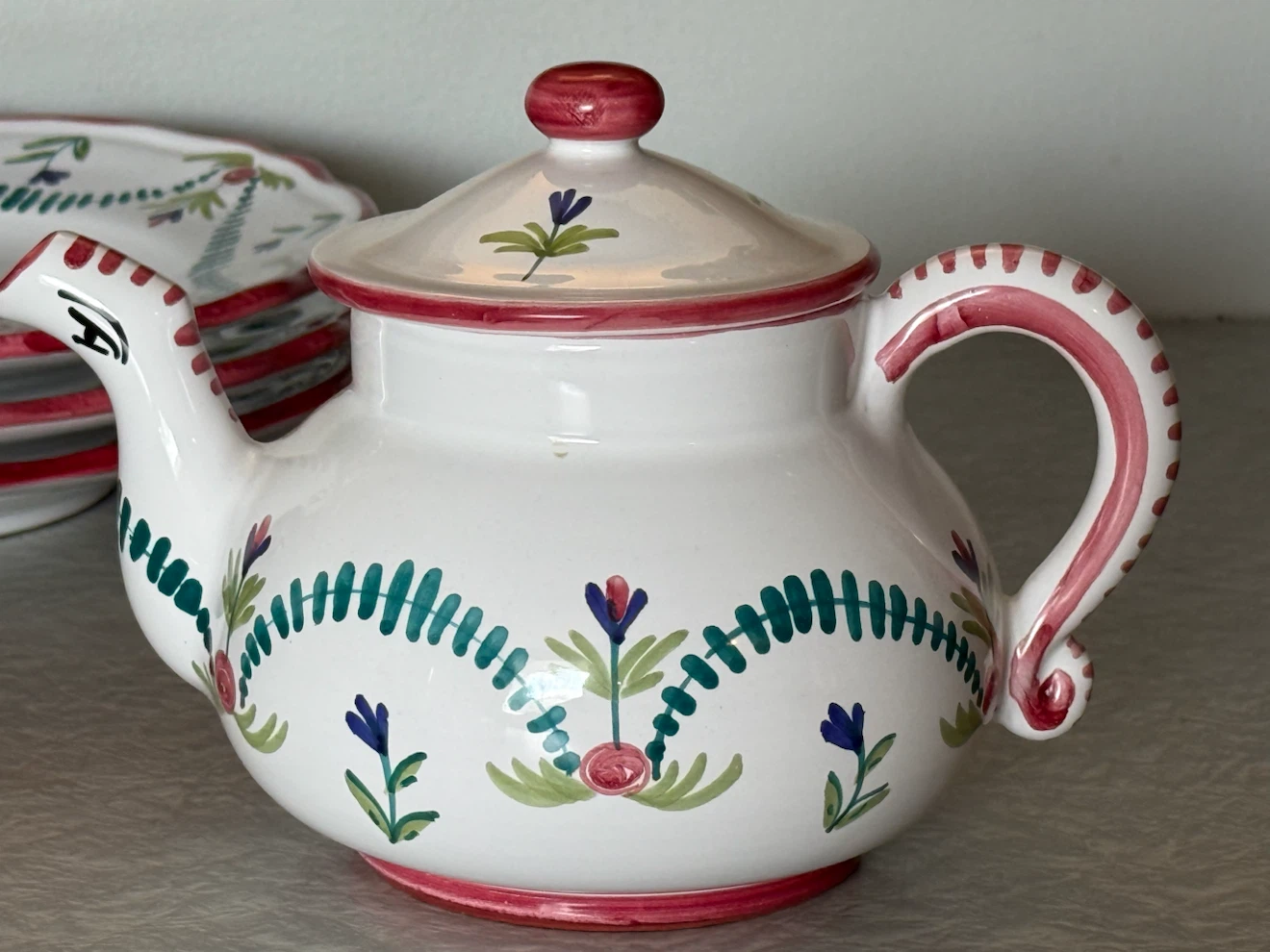 Vintage Le Jardin Hand Painted Dishes - photo 2